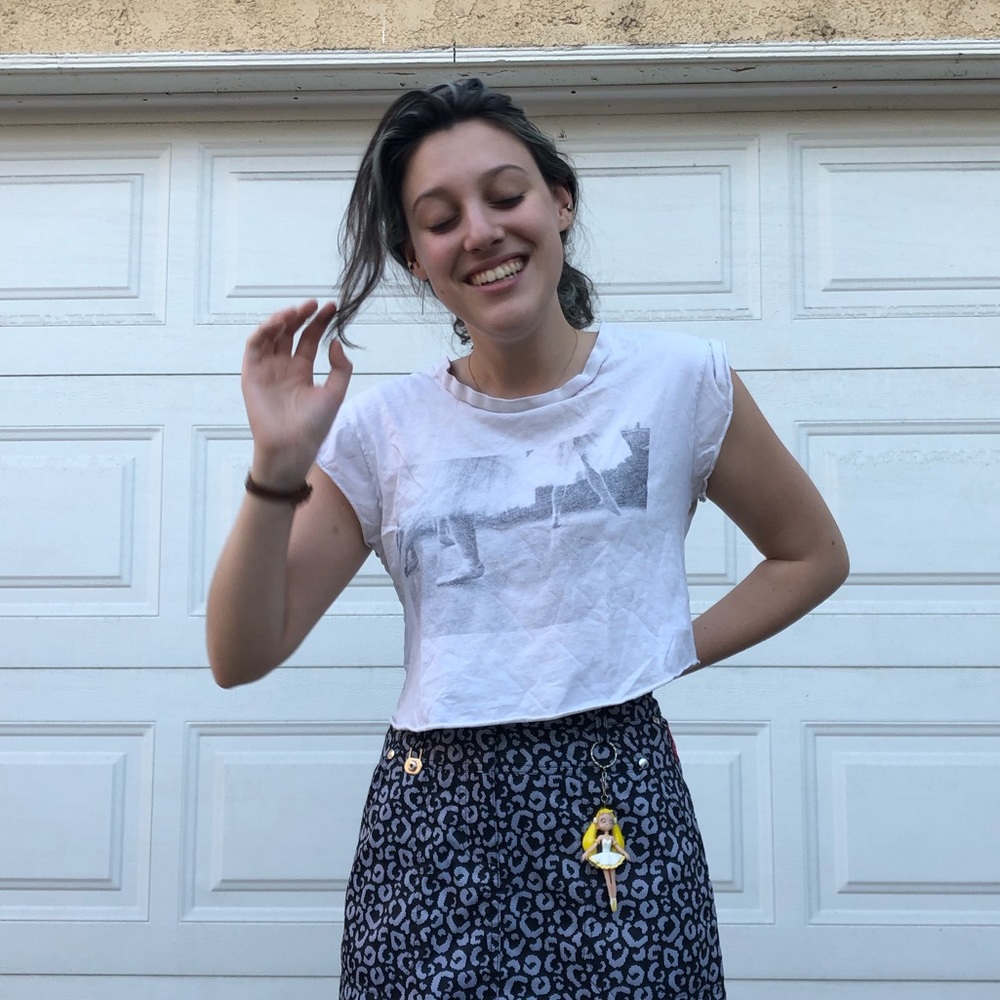 Brandy Melville Tee/Crop Top